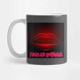 Fangs and Synthwave Mouth Mug